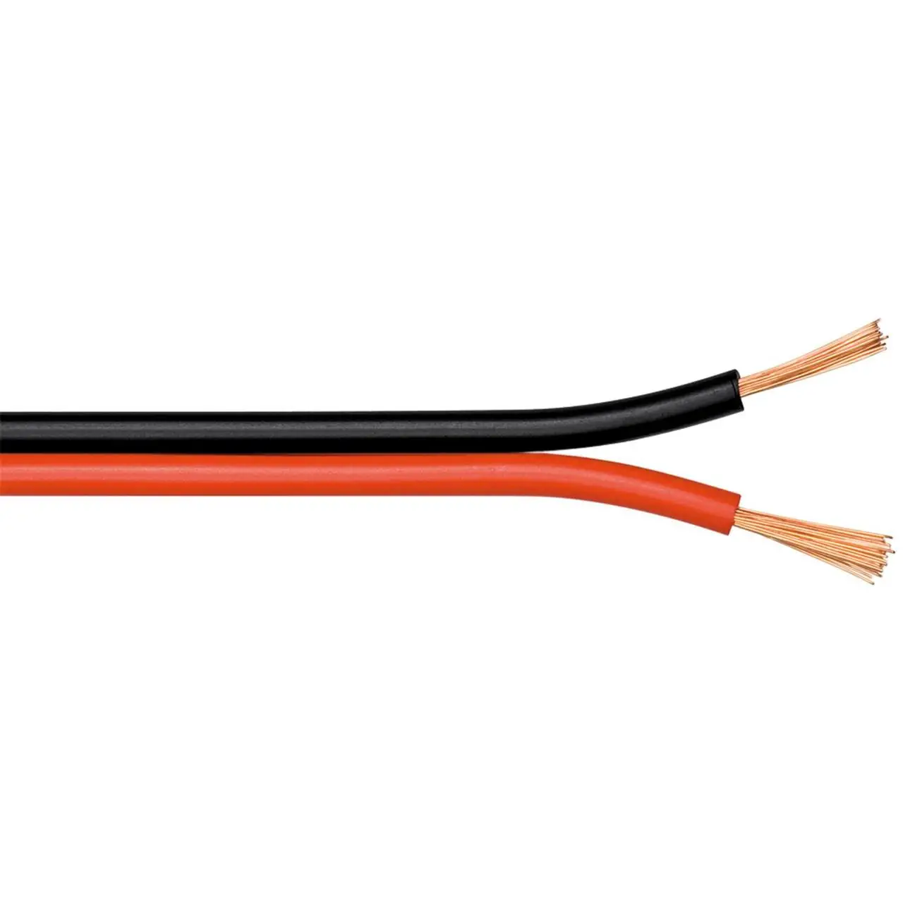 Cable Paralelo Goobay 2x0.75mm ROJO/NEGRO 50m - Alta Calidad