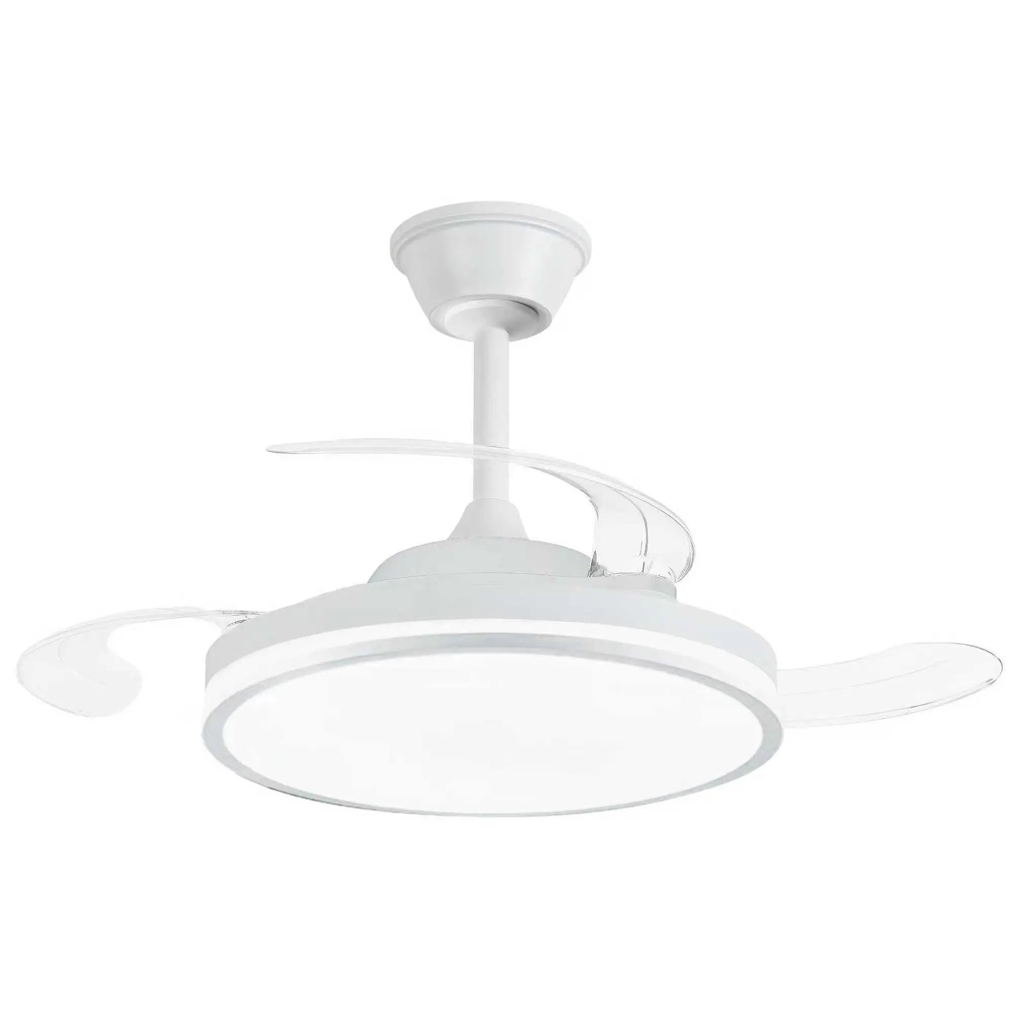 NARVI Ventilador de techo color blanco, 3 Palas retráctiles, Motor DC, Luz LED 60W Regulable en intensidad y Color de… — oferta en AliExpress