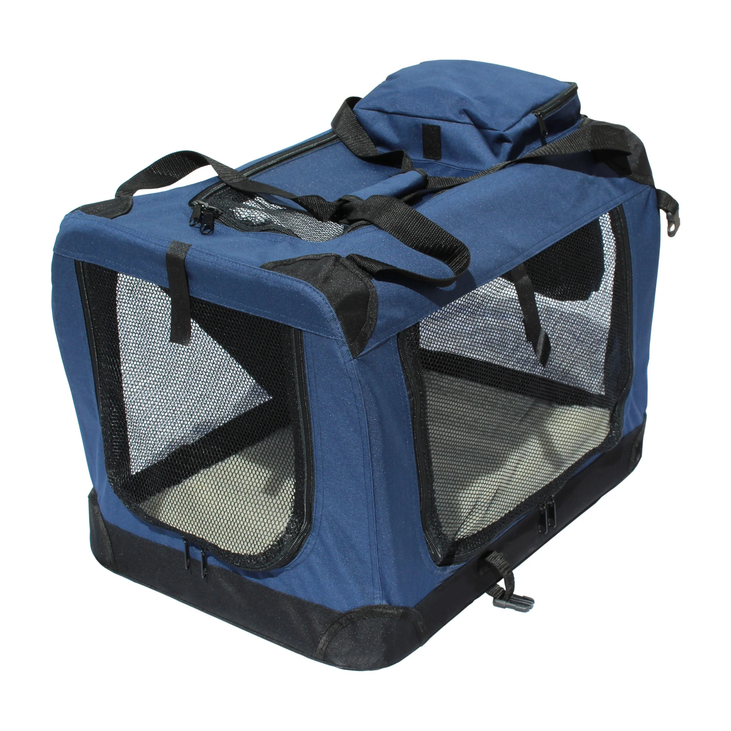 Transportin Plegable Yatek para Perros y Gatos, Alta Visibilidad y Confort, Tamaño L