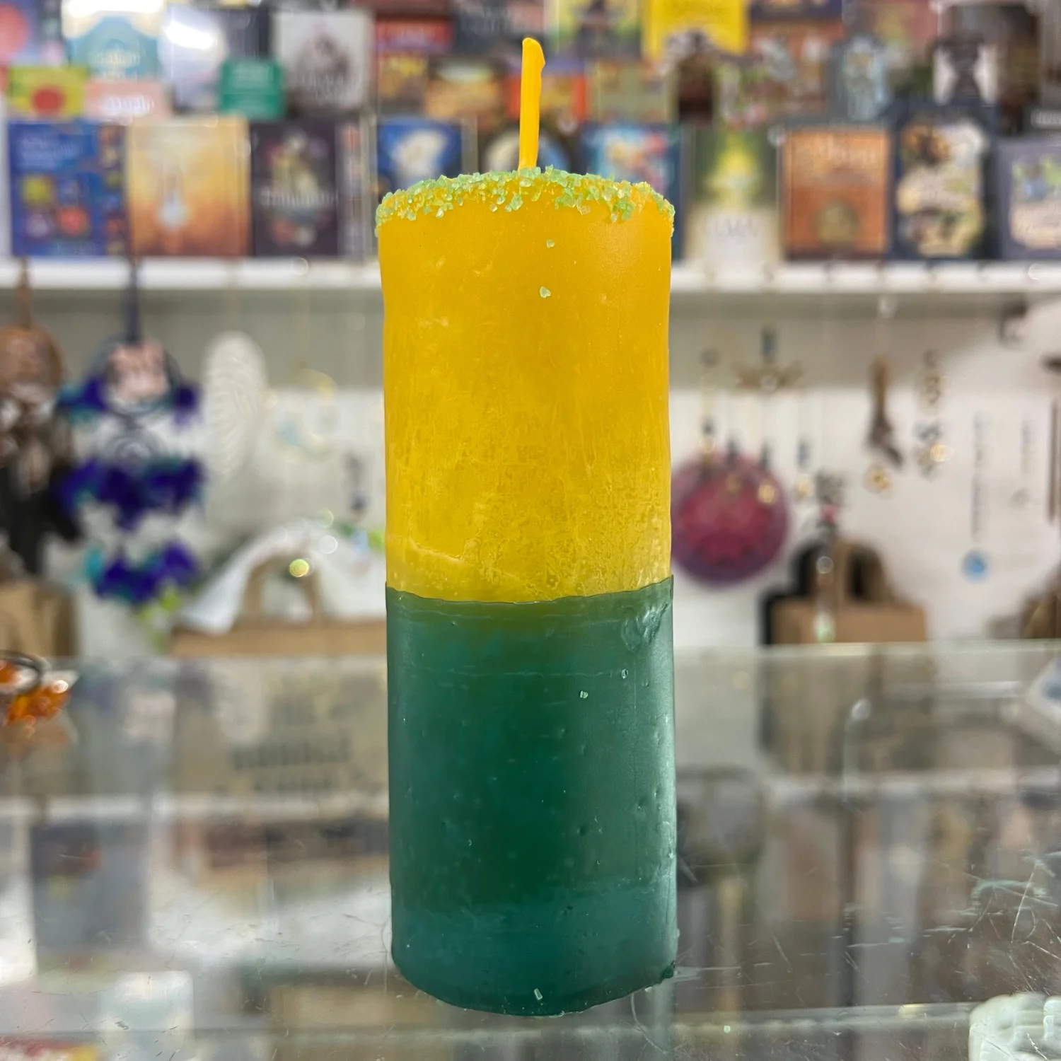 THE BUBBLE SHOP - Velón de San Judas Tadeo for impossible cases and powerful studies ritualized Velon for complicated and desperate requests and of studies, examinations and oppositions candle with salt encrusted with parchment, amulet and prayer.