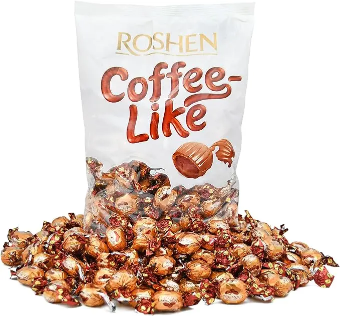 Roshen - creamy filled coffee candies - 1 kilo bag
