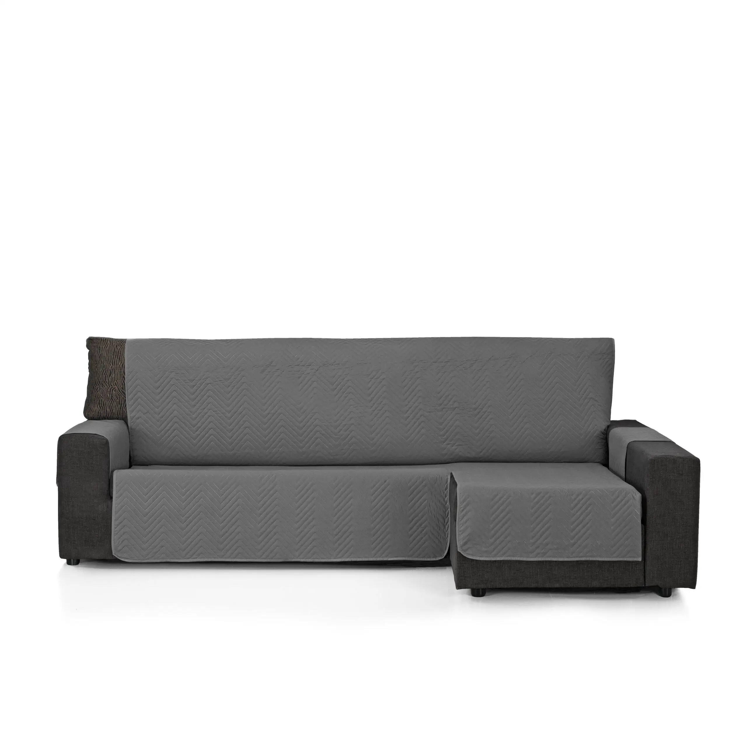 Funda Cubre Sofá Chaise Longue Mont - Válido para Chaise Longue Izquierdo y Derecho - Protector de sofá de arañazos - Fabricado en España - S&T Sofa Covers