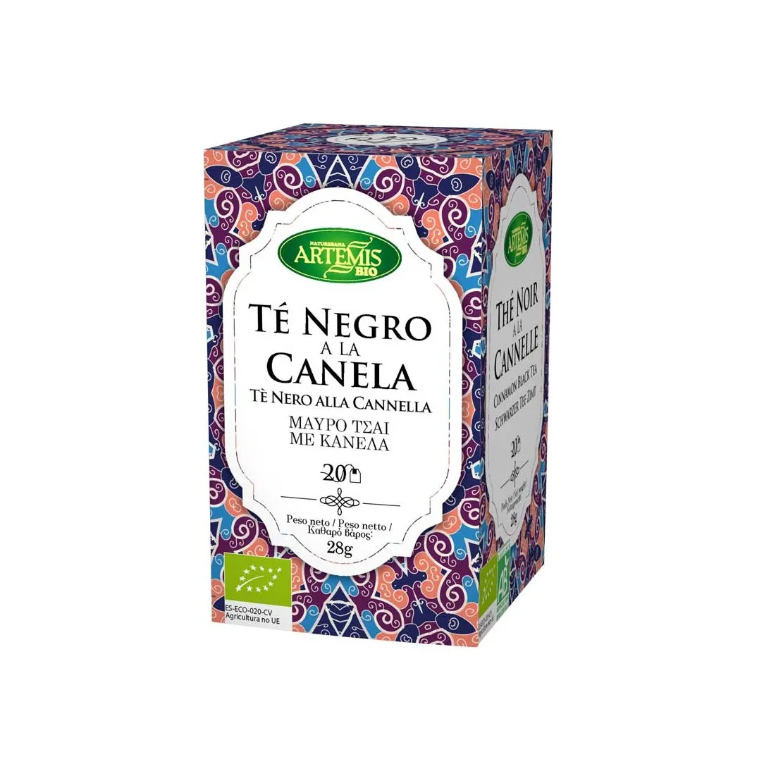 Artemis Bio Negro Té Canela 20 Bolsitas - Imagen 3