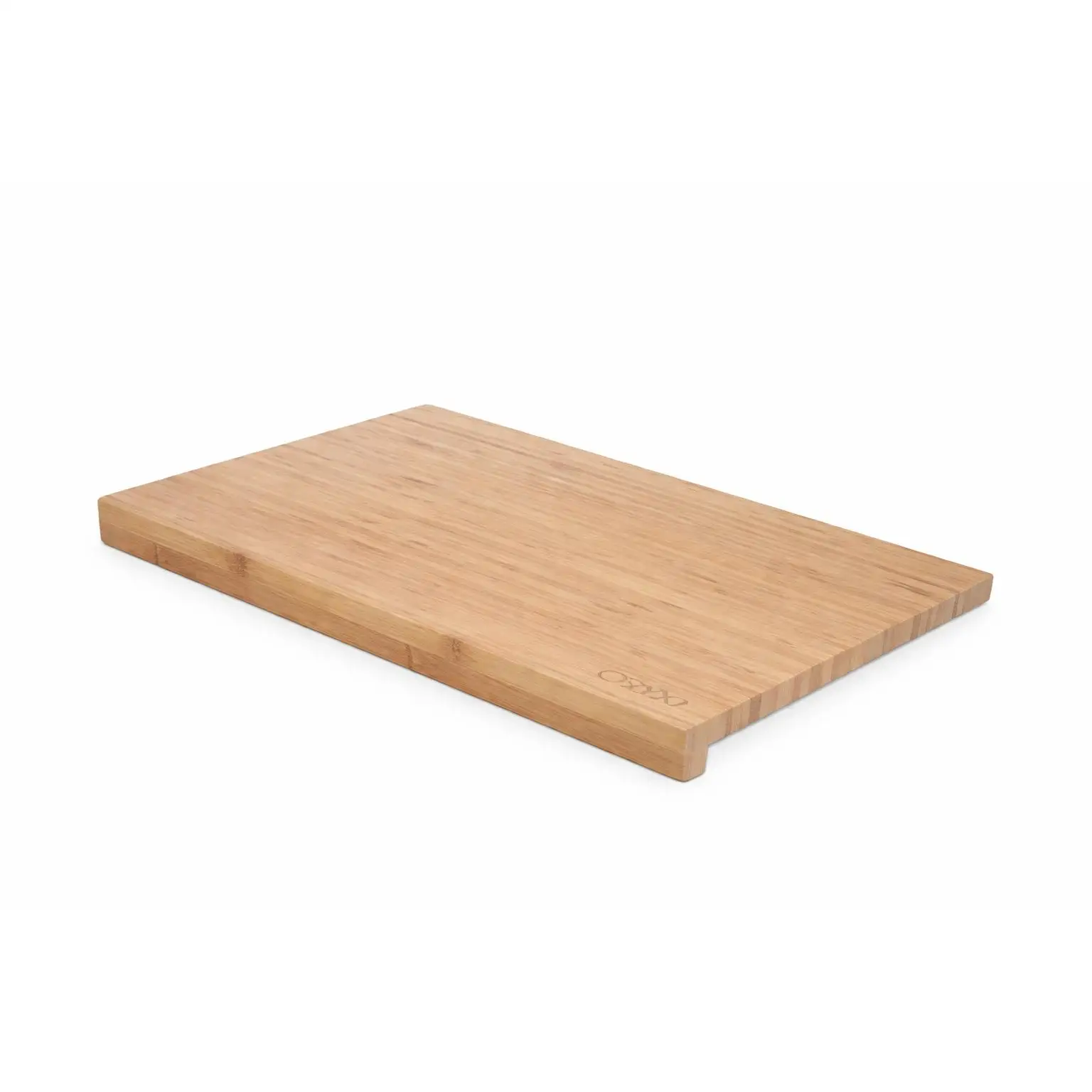 ARISE SHOP-MasterChef Tabla de cortar de madera, tabla de cocina de bambú, para carne, jamón, pan, queso, con ranura y borde para jugo