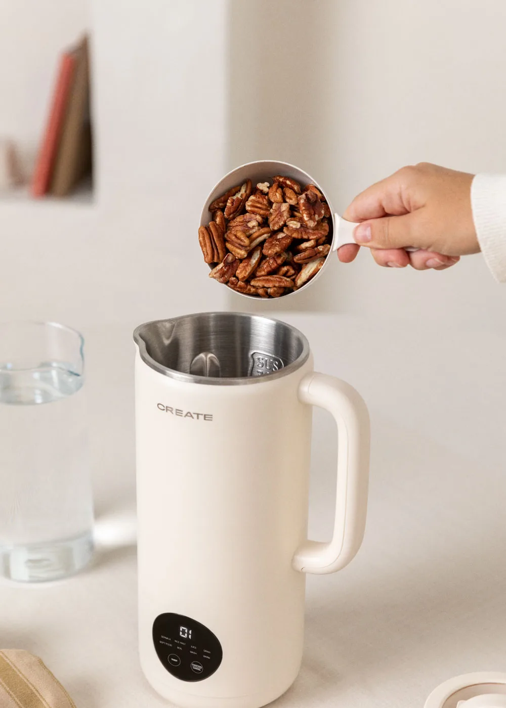 Create - 850ml multifunction machine for vegetable milks, porridge, creams, juices - vegan milk maker studio