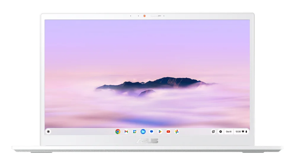 ASUS Chromebook Plus CX34 CX3402CVA-PQ1363 - Portátil 14" Full HD (Intel Core 3 100U, 8GB RAM, 256GB UFS, Gráficos, ChromeOS) Blanco Perla - Teclado QWERTY Español