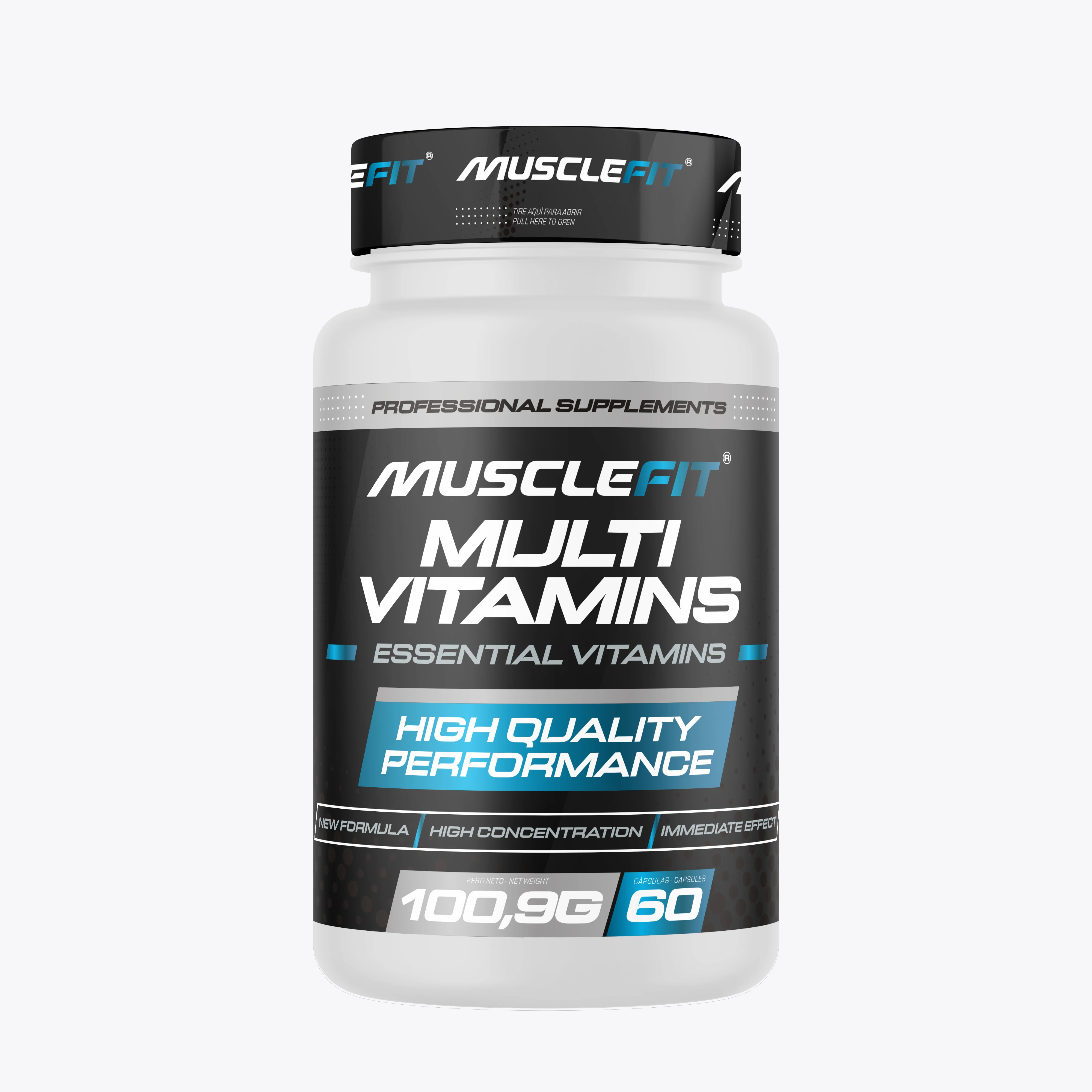 Multivitaminas - MuscleFit │60 cápsulas│Vitaminas y Minerales