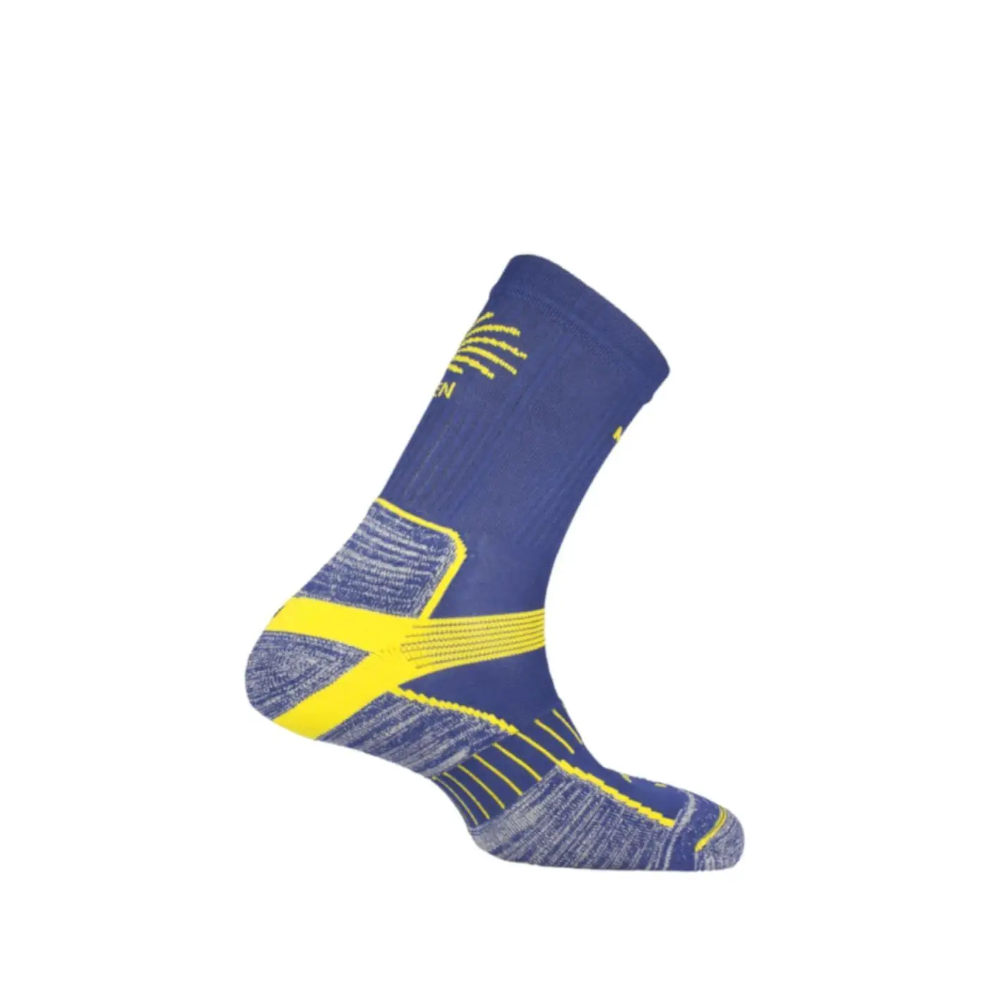 MUND Socks Unisex anti-blister and thermoregulator Socks for Trekking and Santiago Road in blue