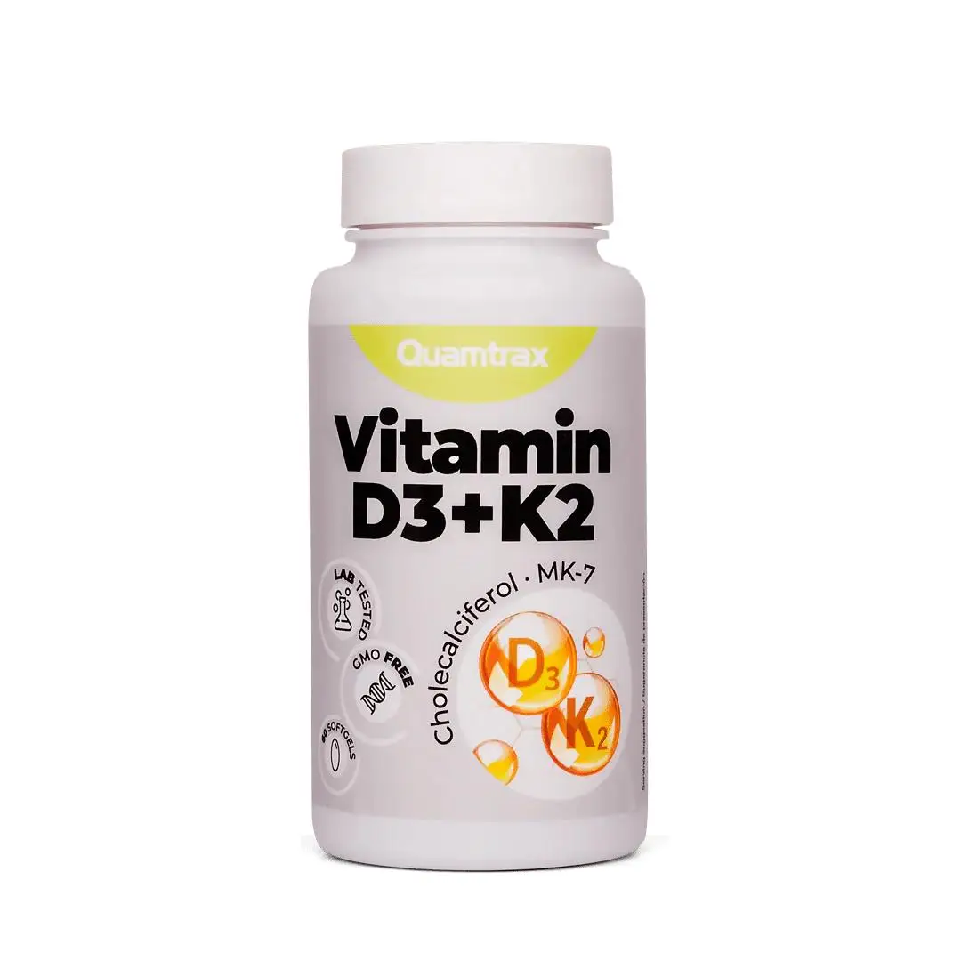 Quamtrax Nutrition Vitamin D3 + K2 – 60 cápsulas blandas