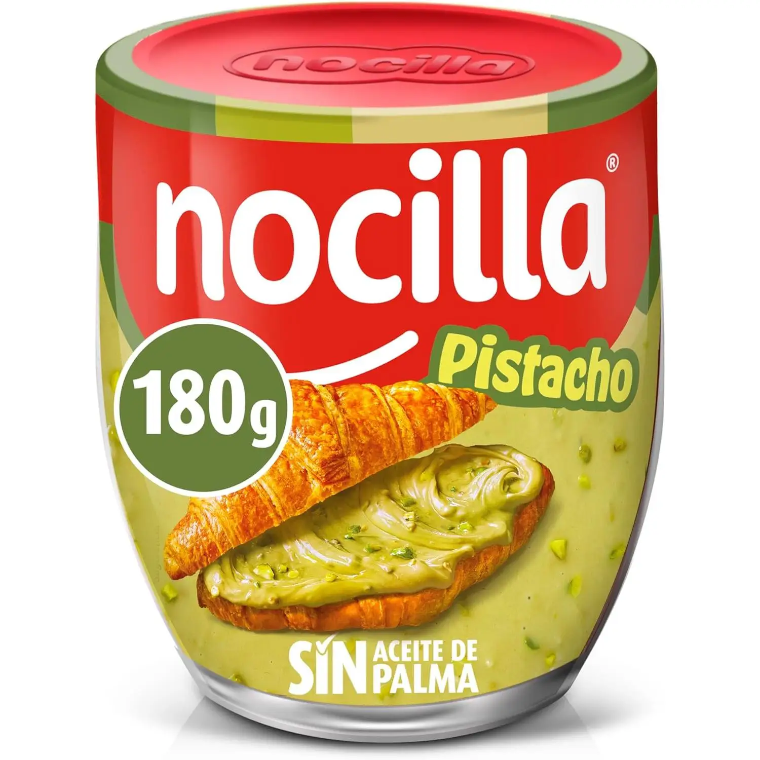 Nocilla de Pistacho . 180 gr sin aceite de palma, Sin Gluten- Nocilla