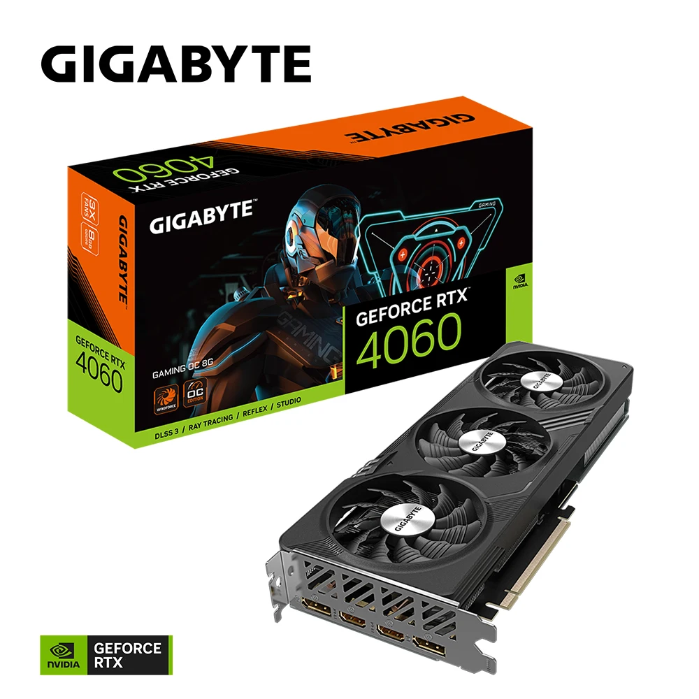 Gigabyte GeForce rtx­4060 GAMING OC 8G NVIDIA GeForce rtx­4060 8 GB GDDR6