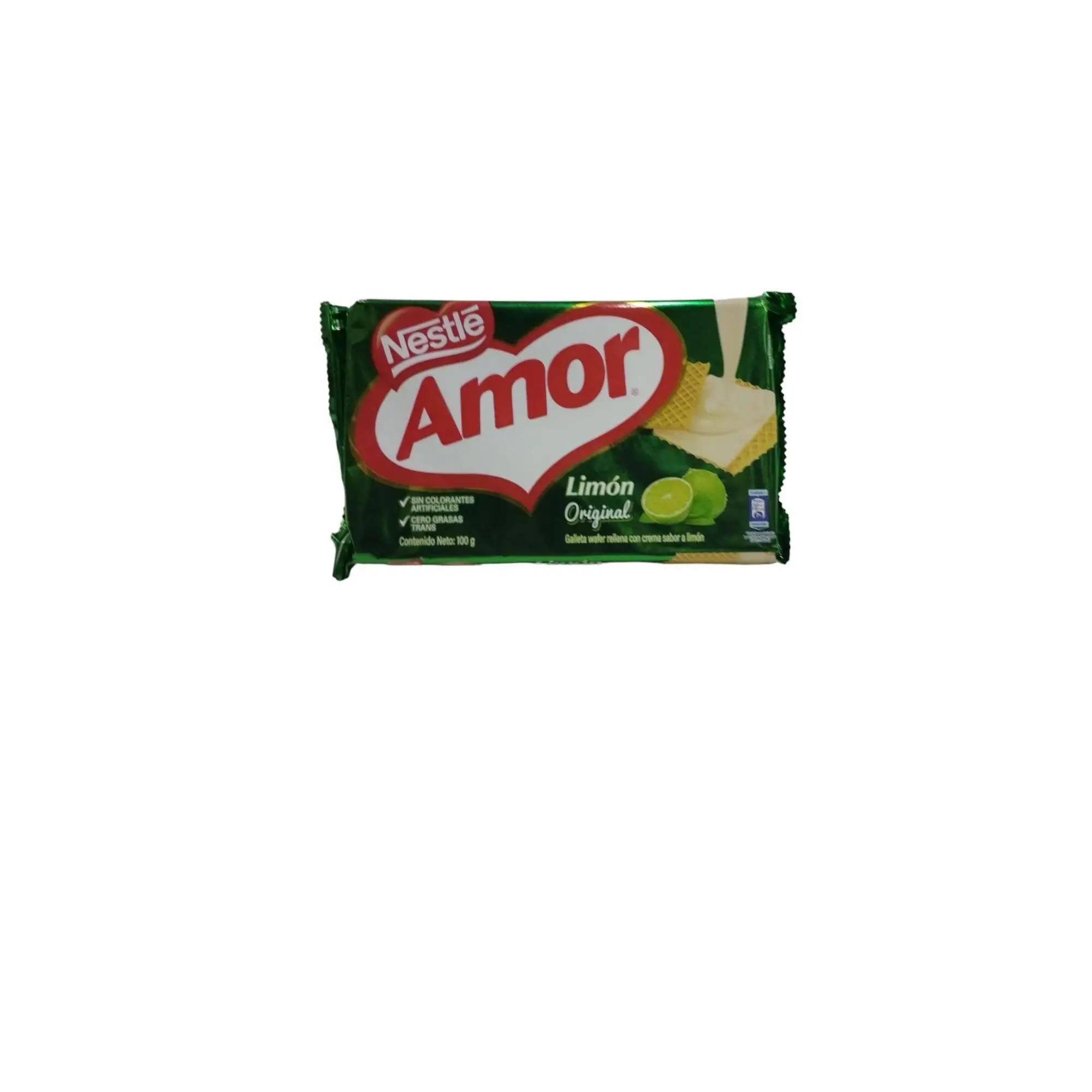 GALLETA AMOR - NESTLE - GALLETA WAFER AMOR DE LIMON  - 100 g
