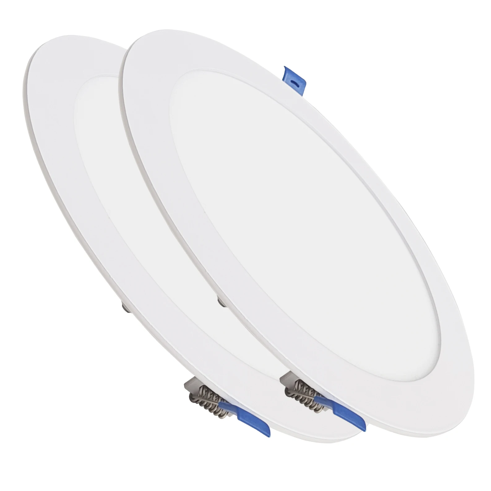 LED ATOMANT Downlight LED Panel Extraplano Redondo 220 mm 20 W, 1800 lúmenes, corte estándar 200 mm, driver incluido, diseño ultrafino, instalación empotrada, ideal para techos de escayola, clase de eficiencia energética E