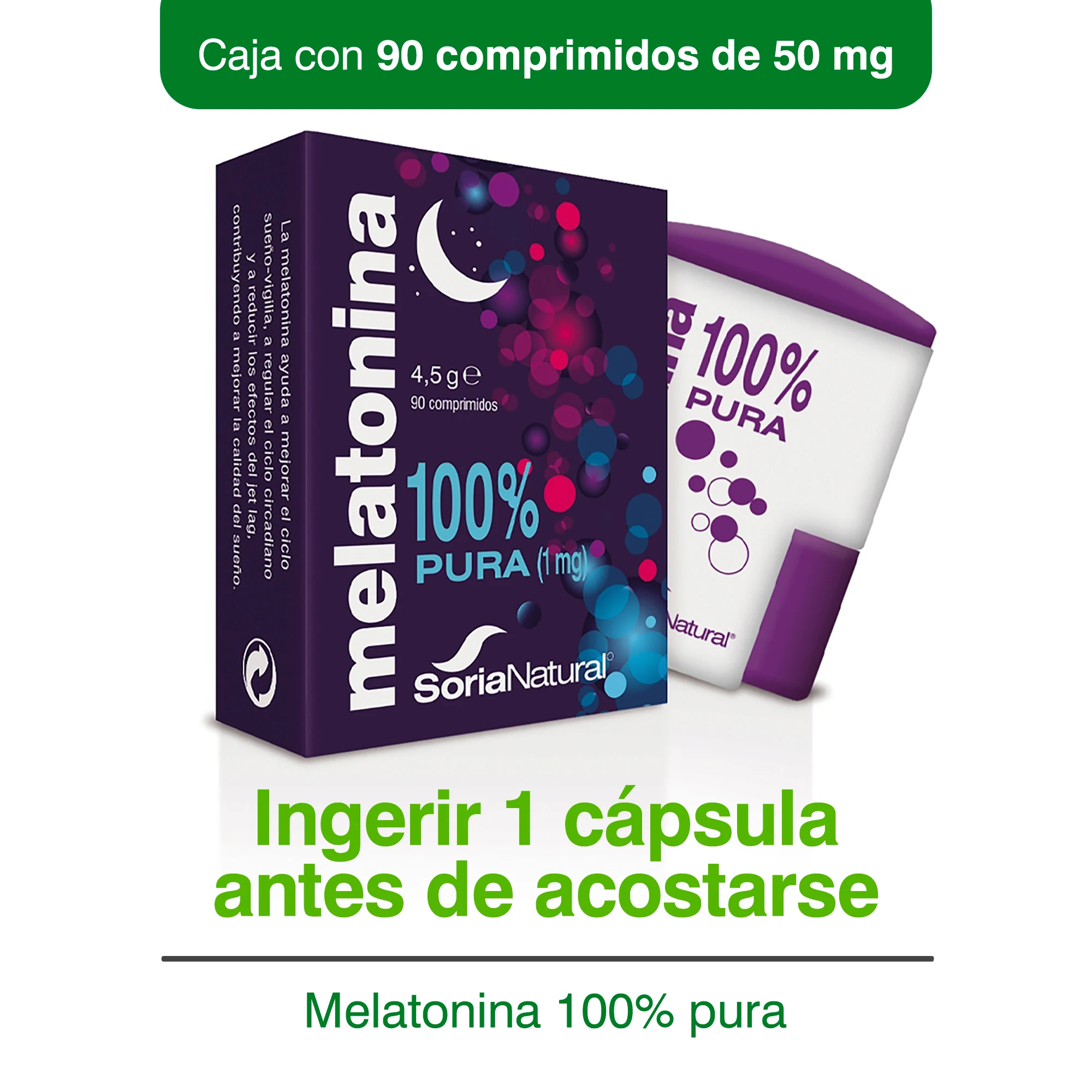 Pure Melatonin Tablets for Sleep Aid - 10mg, 60 Count - Image 6