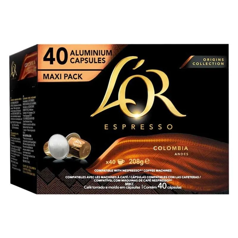 Colombia Andes LOR Origins Collection 80 capsules Maxi Pack compatible Nespresso 8711000469606 4060110X2