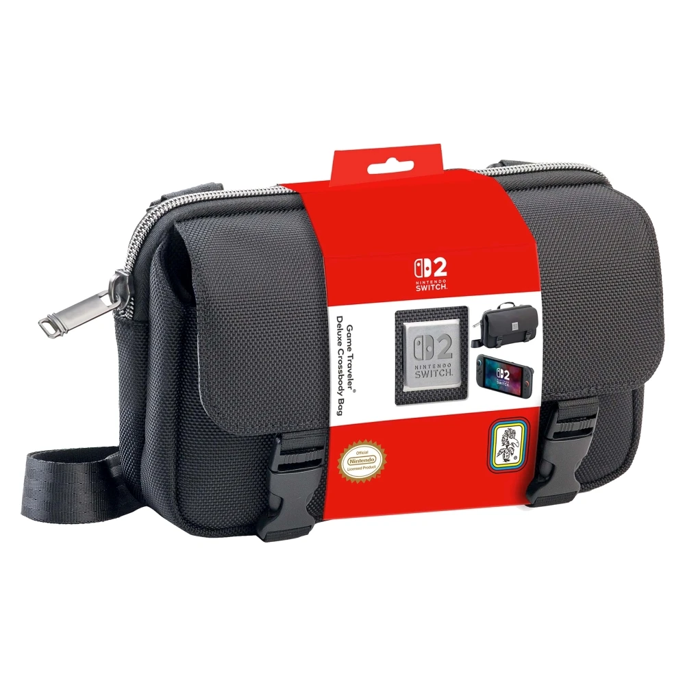 MediaMarkt Ardistel Funda Nintendo Switch 2, Game Traveler Deluxe Crossbody Bag, Bandolera, Para 2, Y Oled, Negro - Imagen 3