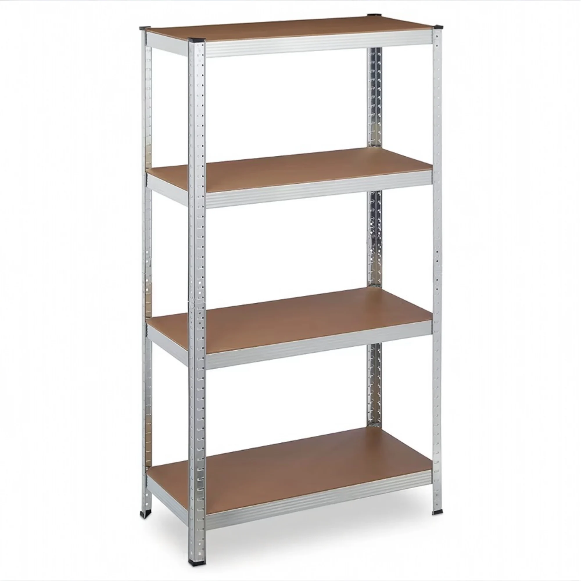 Estanterías Almacenaje de 4 Niveles, Estantería Metálica, Modular, Garaje, Almacén, Trastero, Cocina, Carga de 875 kg, 30 x 70 x 140 cm, Plata ,nave