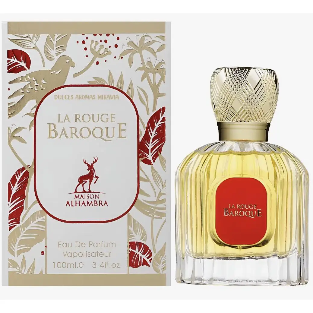 La Rouge Baroque de Maison Alhambra Perfume árabe Mujer Dubai Lujoso Elegante único - 100ml