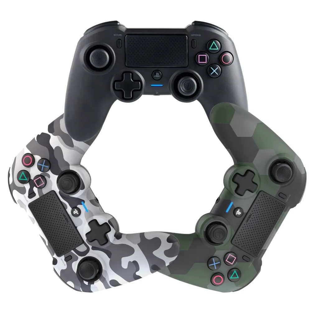 Playstation Negro/Verde/Gris Mando Con Licencia Oficial Inalámbrico Nacon Asymetric Para Ps4 Elige Camuflaje O Garantía Europea