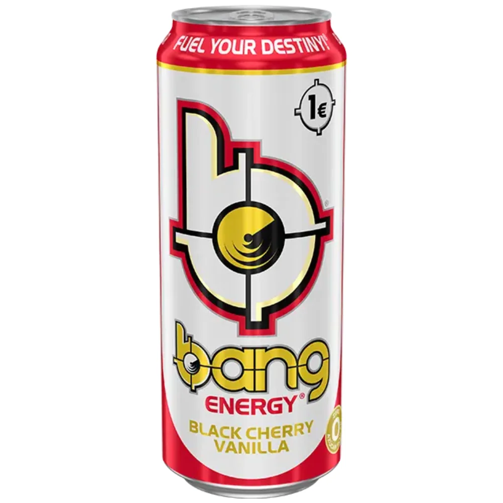 NUEVO Pack 12 BANG Black Cherry Vainilla Energy Drink 50cl lata