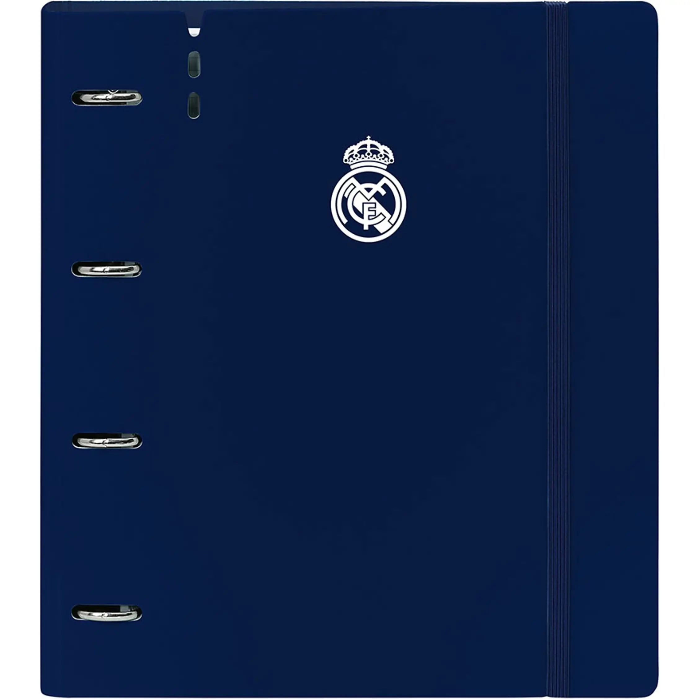 Safta - Carpeblock Real Madrid 1ª Equip. 24/25 - Carpeta Anillas 35MM y Recambio Incluido - Diseño Exclusivo, Material Duradero, Compatible con Hojas A4