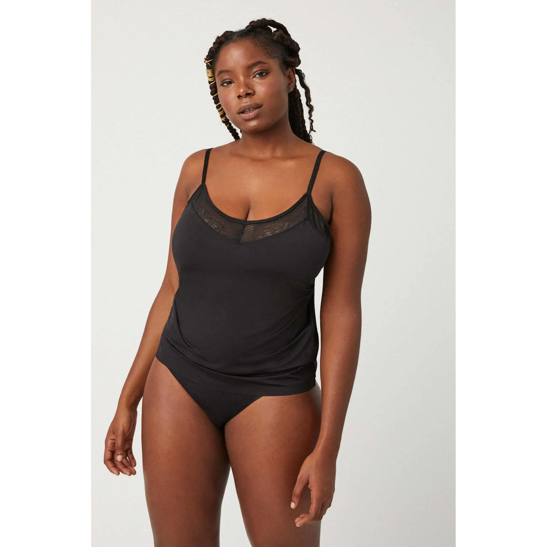 Ysabel Mora - Camiseta tirantes negra