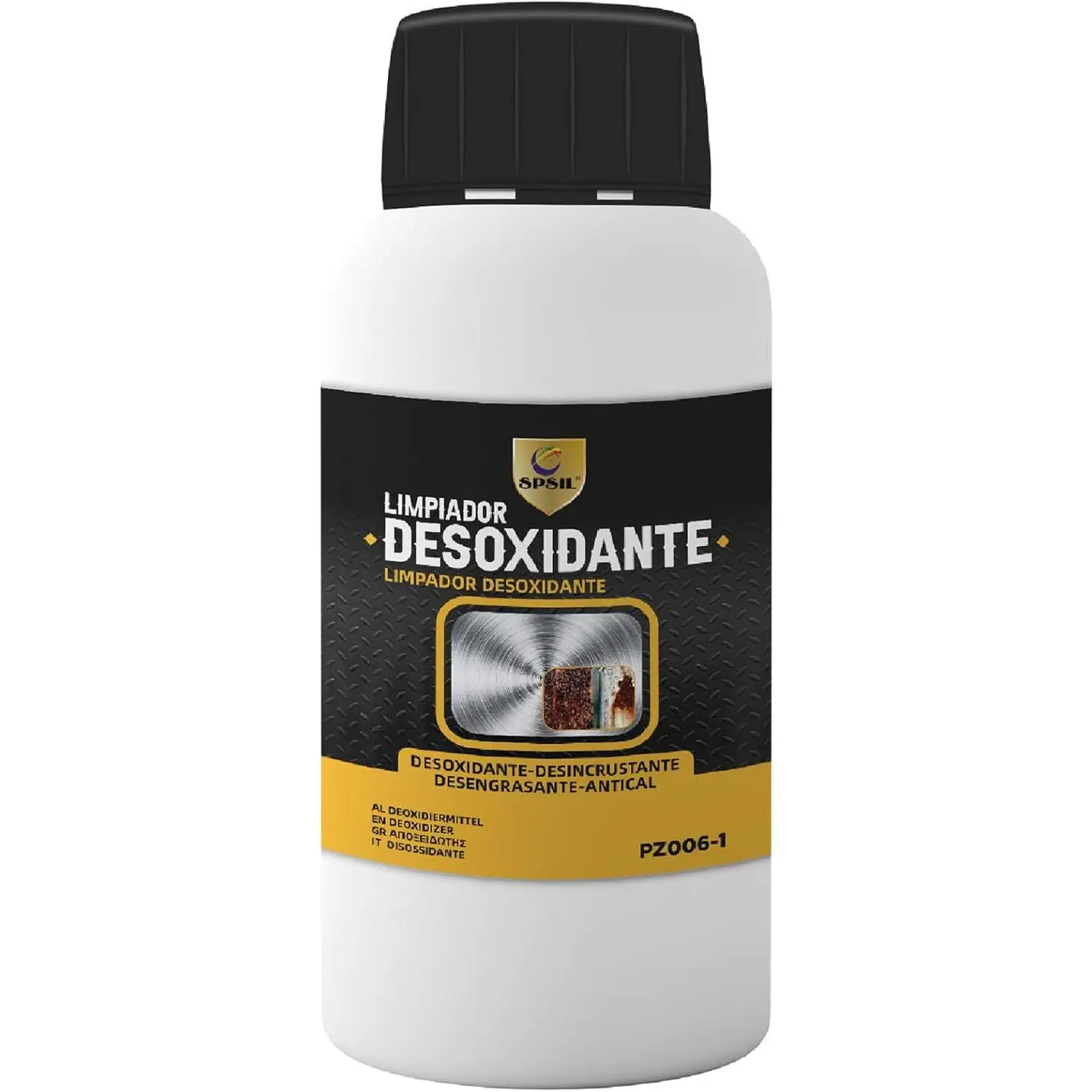 Pack 2 Desoxidante Multiusos 250 ml en Spray – Eliminador y Convertidor de Óxido con Protección Anticorrosión, Aflojatodo y Lubricante para Coche, Moto y Hogar, Fórmula Eficaz para Hierro, Acero y