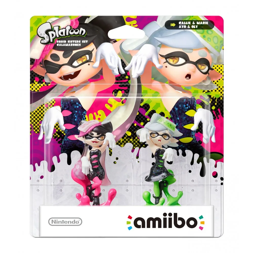 PACK 2 figures AMIIBO SPLATOON 3 Sea + TINA SQUID SISTER SET for NINTENDO SWITCH