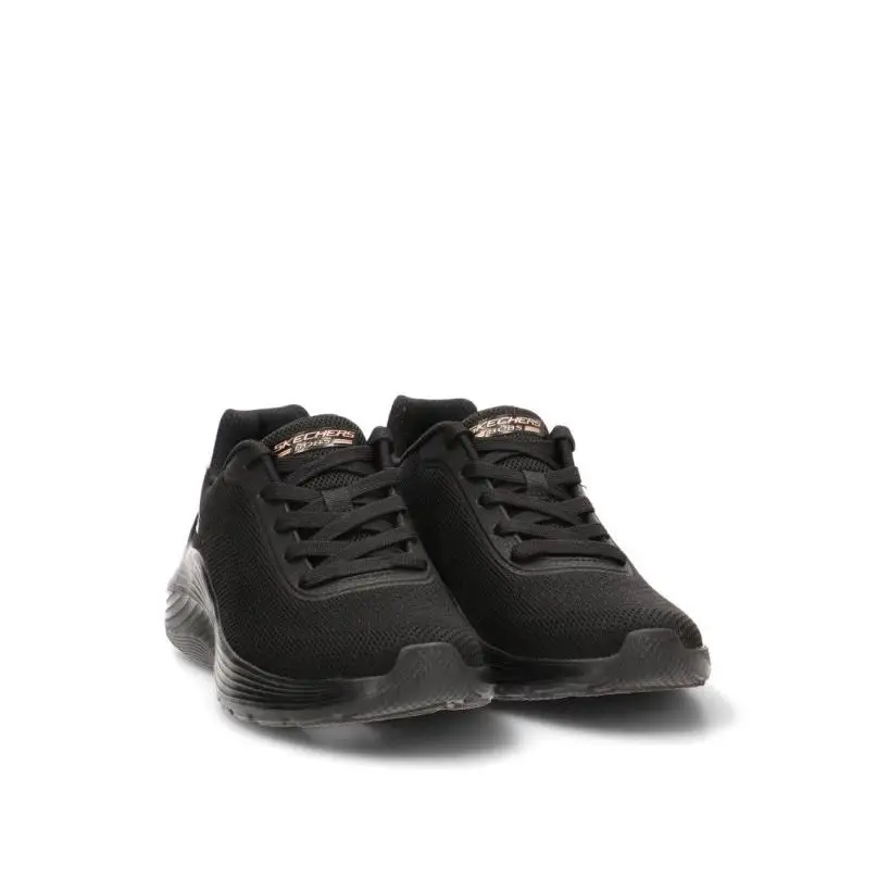 Zapatillas Casual Skechers - Mujer - Suela Plana - Modelo 117679 - Color Negro
