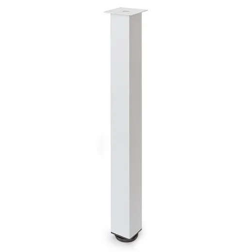 JGO.4PATAS REGULABLE PARA MESA RIGO 60X60-710 BLANCO