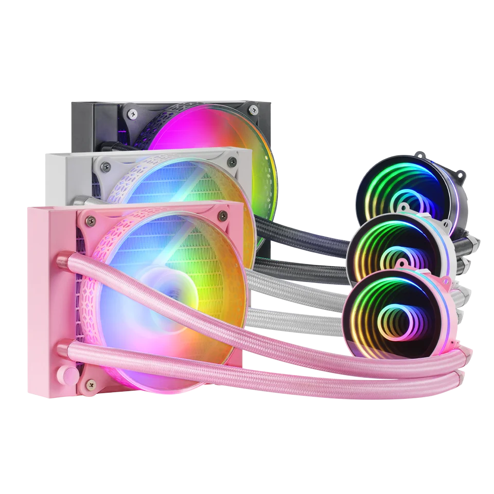 Mars Gaming ML-ONE120, Refrigeración Líquida CPU, TDP 200W, Iluminación FRGB, Multisocket Universal, Refrigeración Líquida Gaming FRGB Negro, Rosa o Blanco
