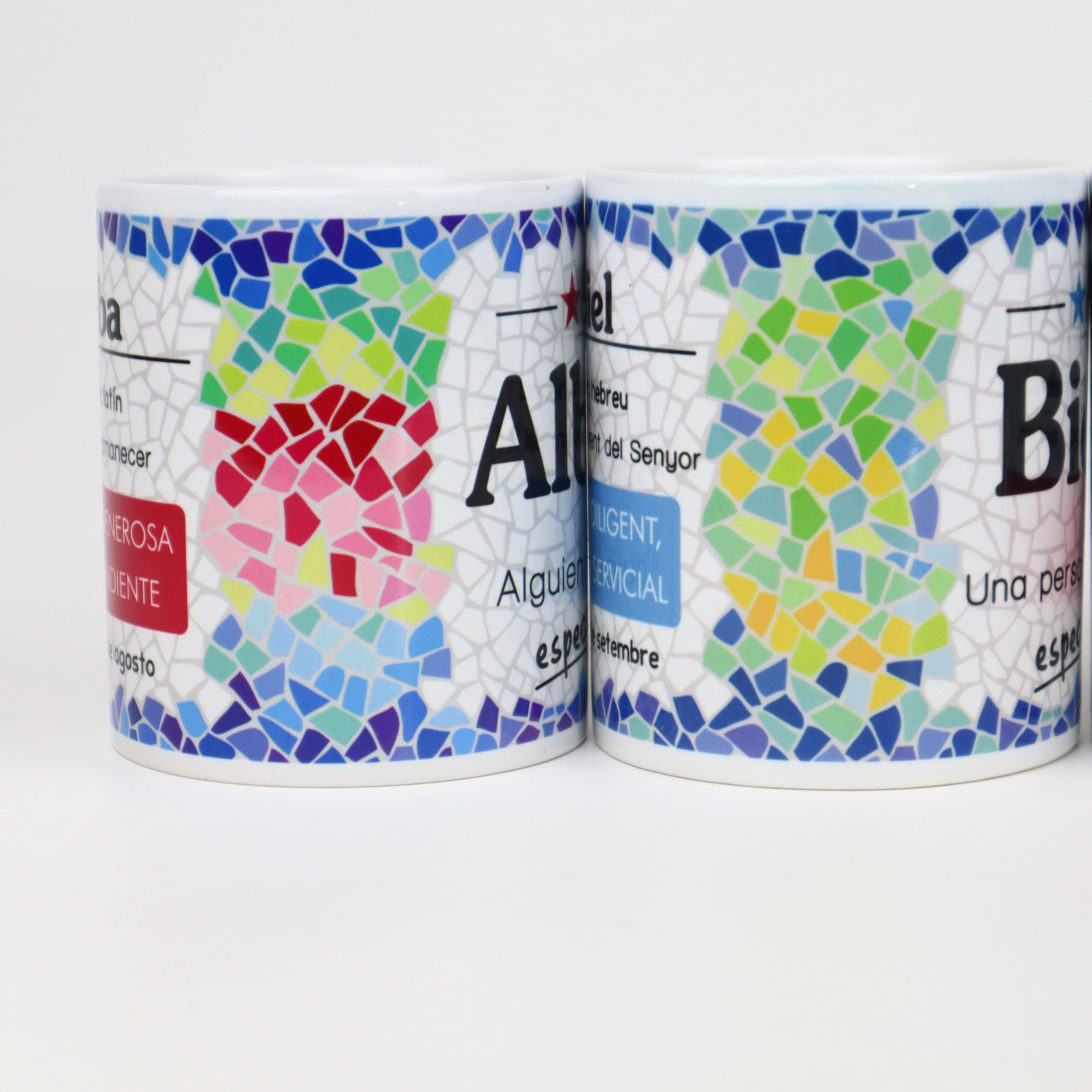 Personalized Mug Set with Gift Box, 330ml Capacity, 9.5 x 8 x 8 cm, Unique Ceramic Design for Coffee or Tea, Various Colors, Perfect for Breakfast or as a Christmas Gift #5