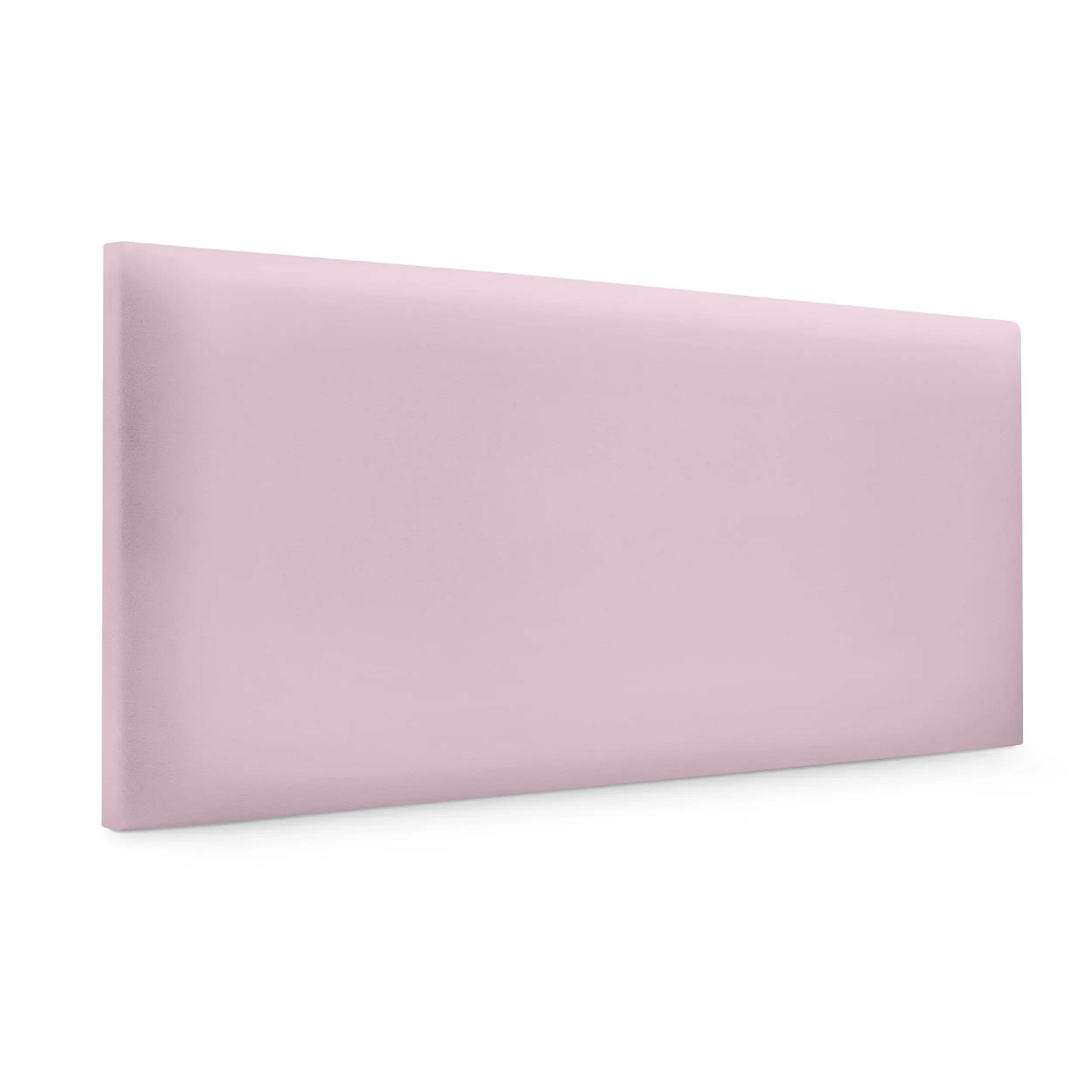 DHOME Cabecero de Polipiel o Tela AQUALINE Liso Cabeceros Cabezal Tapizado Cama Lujo (Rosa Polipiel)