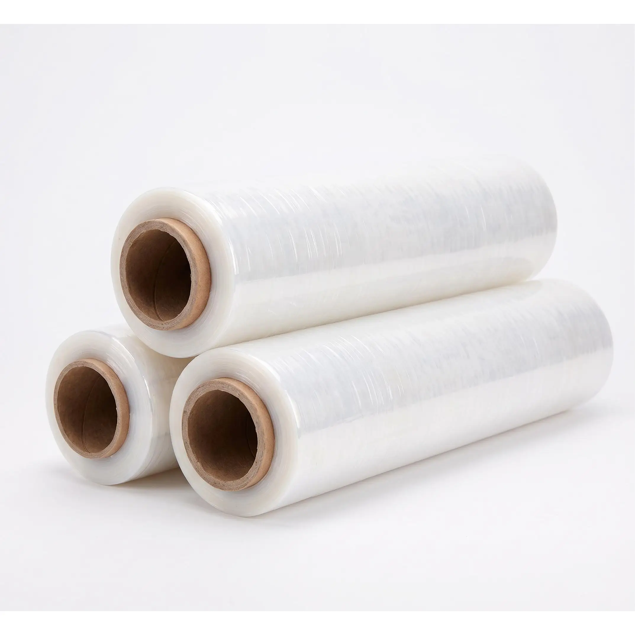 Film Elástica Transparente Para Embalaje – Pack De 3 Rollos basic's | Envoltura Estirable Para Mudanzas, Protección De Superficies Y Almacenamiento BASIC