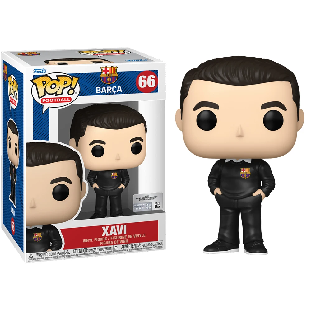 FUNKO POP! FÚTBOL: FC BARCELONA - XAVI, 72238, Nº66, TIENDA CON LICENCIA OFICIAL