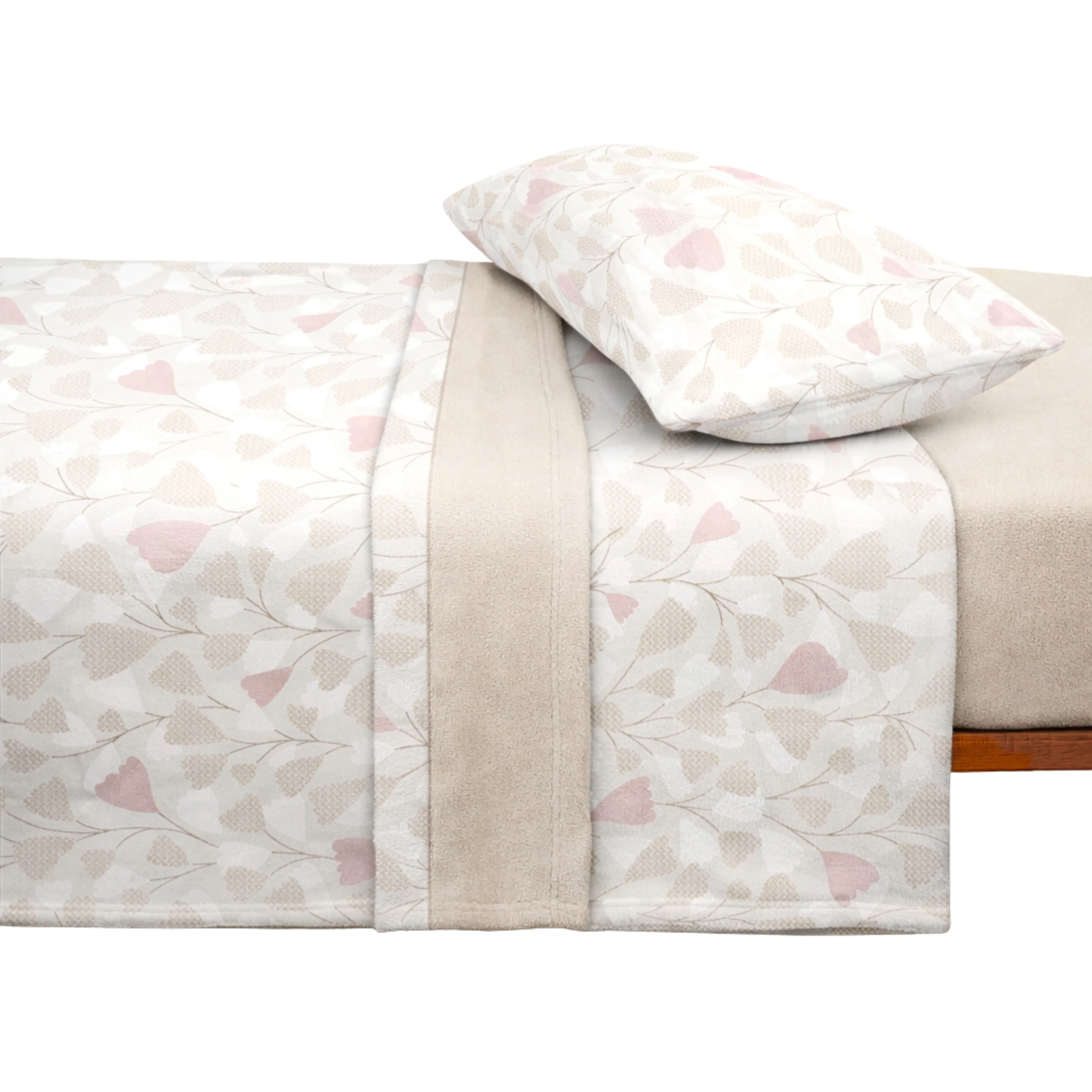 Novotextil Sábanas Coralina para Cama 90 hasta 200, Juego de Sábanas Coralina 3 o 4 Piezas (Encimera, Bajera y Funda Almohada) – Sábanas de Invierno Térmicas con Tacto Extrasuave y Transpirable