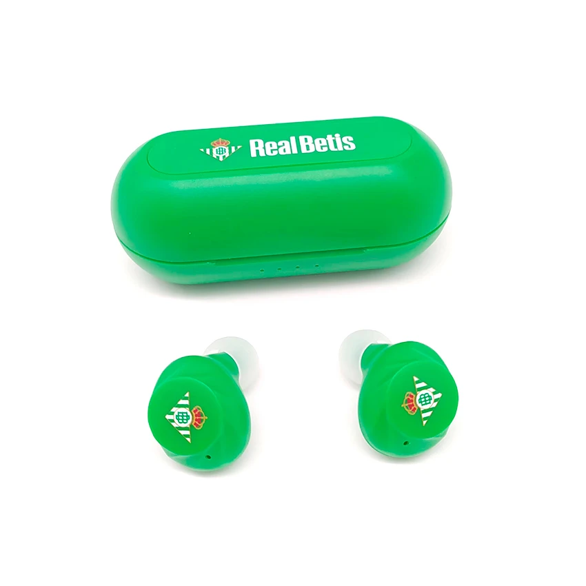 REAL BETIS BALOMPIE FC AURICULARES BOTÓN INALÁMBRICO OFICIAL CALIDAD DE CONFIANZA