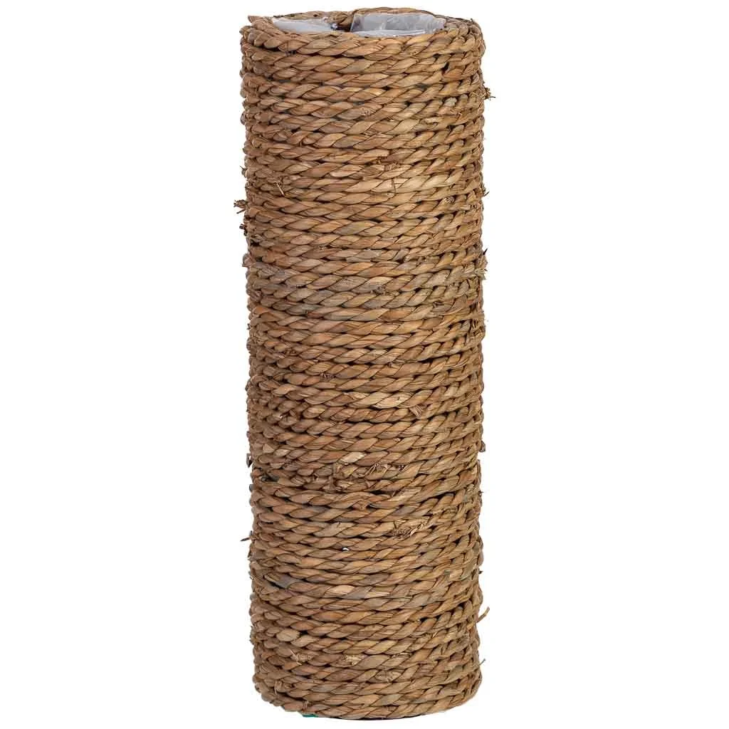 Wonderlust Deco - Jarrón de cuerda 17x17x49h cm Natural oscuro 17x17x49h cm