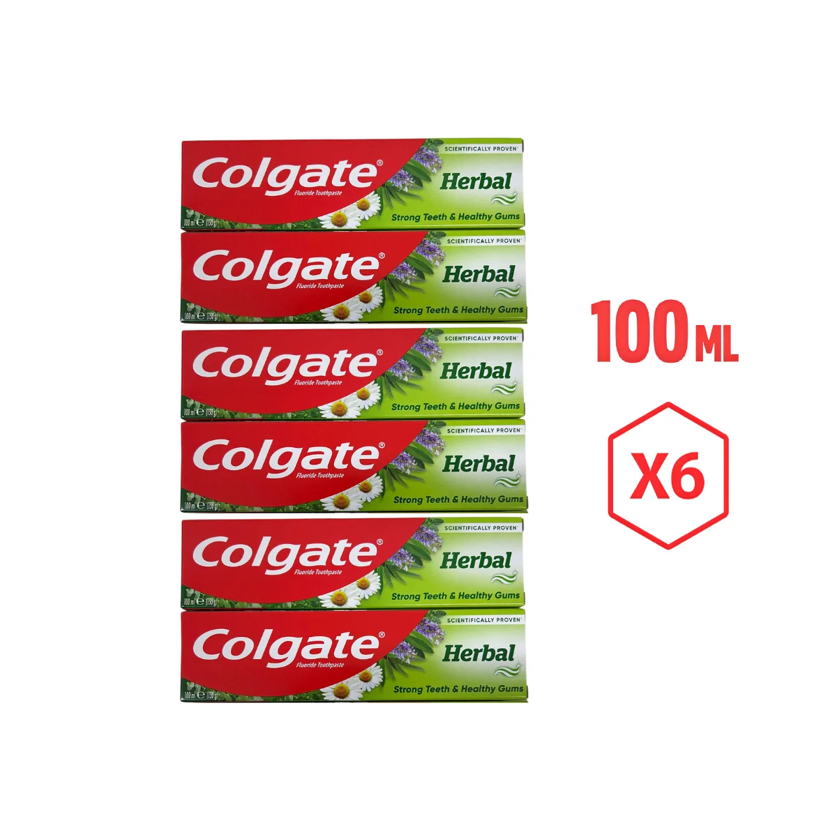 Pasta de dientes Colgate Pack Ahorro, Triple Action, Herbal o Advanced White de 100 ML Pack de 6 o 12 | XHC BRICO