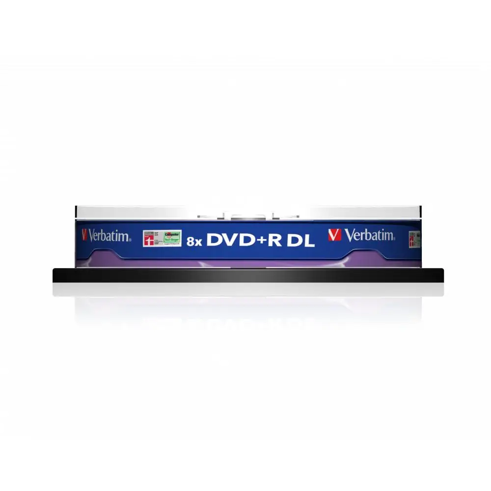 Verbatim 43666-10 PCs Double Layer Tarrina DVD + R Virgin