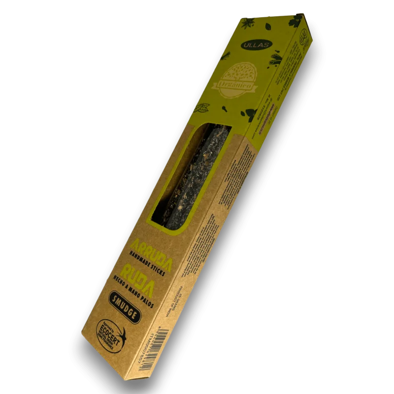 Ullas de ruda incense - arruda - ullas - handmade - 25gr - made in india - 100% natural - ullas organic incense