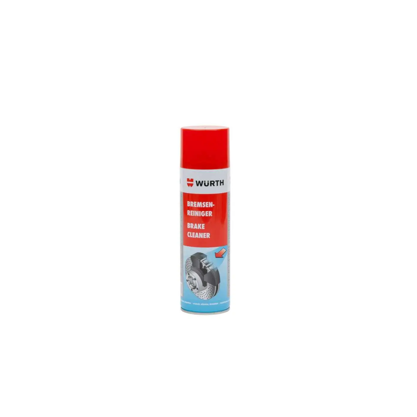Würth 500ml professional brake cleaner, degrease, easily clean a motor, discs or brake pads, a crankcase