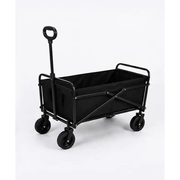 Carrito de Camping Todoterreno Plegable | Ruedas Anchas de Alta Resistencia para Playa, Jardín y Picnic