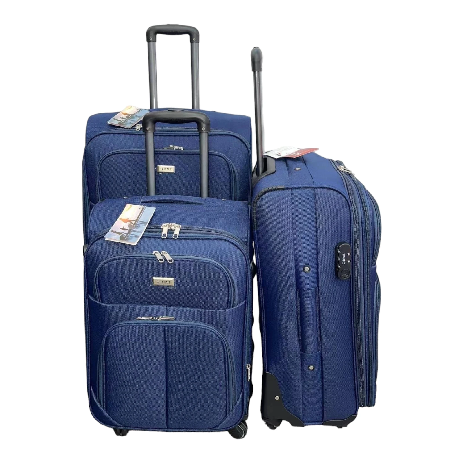 Juego de Equipaje 3 Piezas con Maletas Extensibles Grande Mediana y Cabina para Viaje