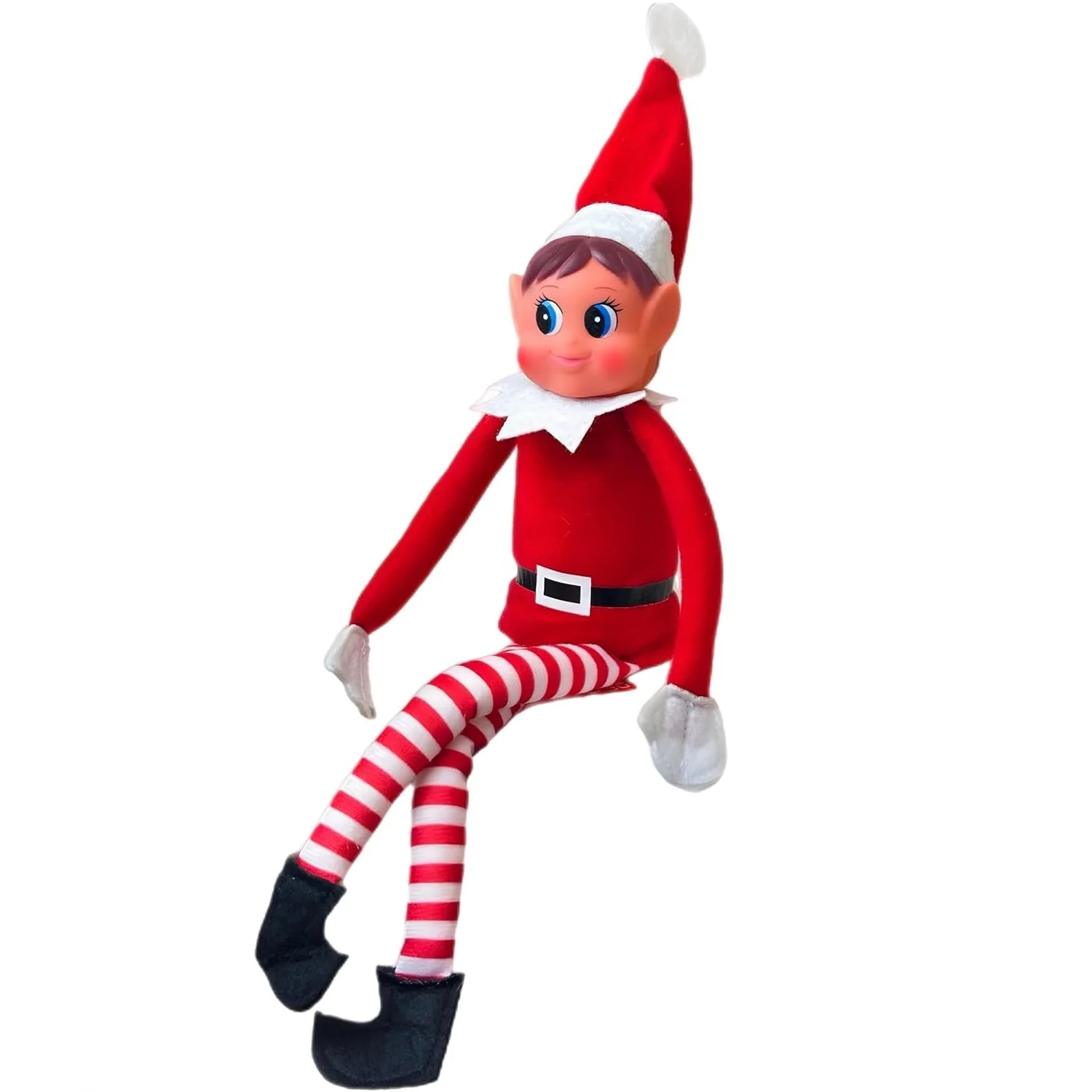 Colorbaby - Elves Behavin Badly - Juego de 1 Peluche 30cm de Elfa Con Cuerpo Suave y Cabeza de Vinilo para Niños  y 1 Accesorio(Traje/disfraz,envio azal)