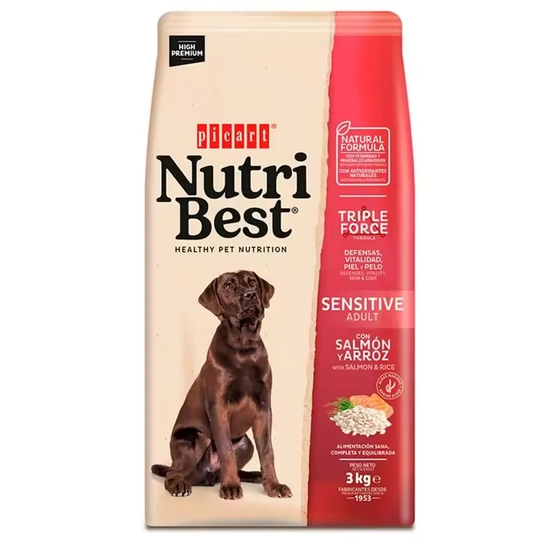 Picart Nutribest Adult Sensitive Salmón & Arroz 15 Kg