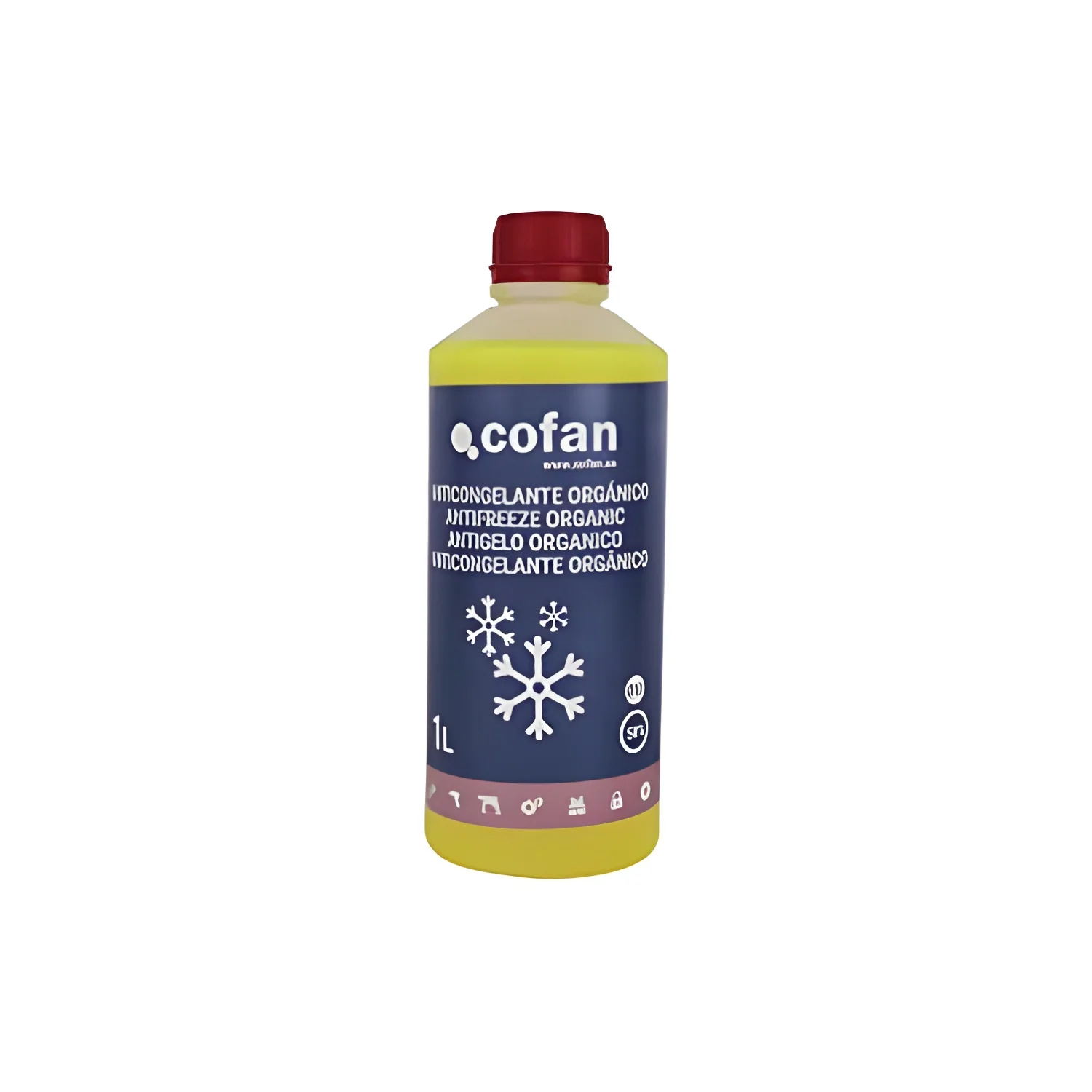 Cofan COFAN Anticongelante Orgánico 50% - Protección Duradera Contra Congelación y Corrosión