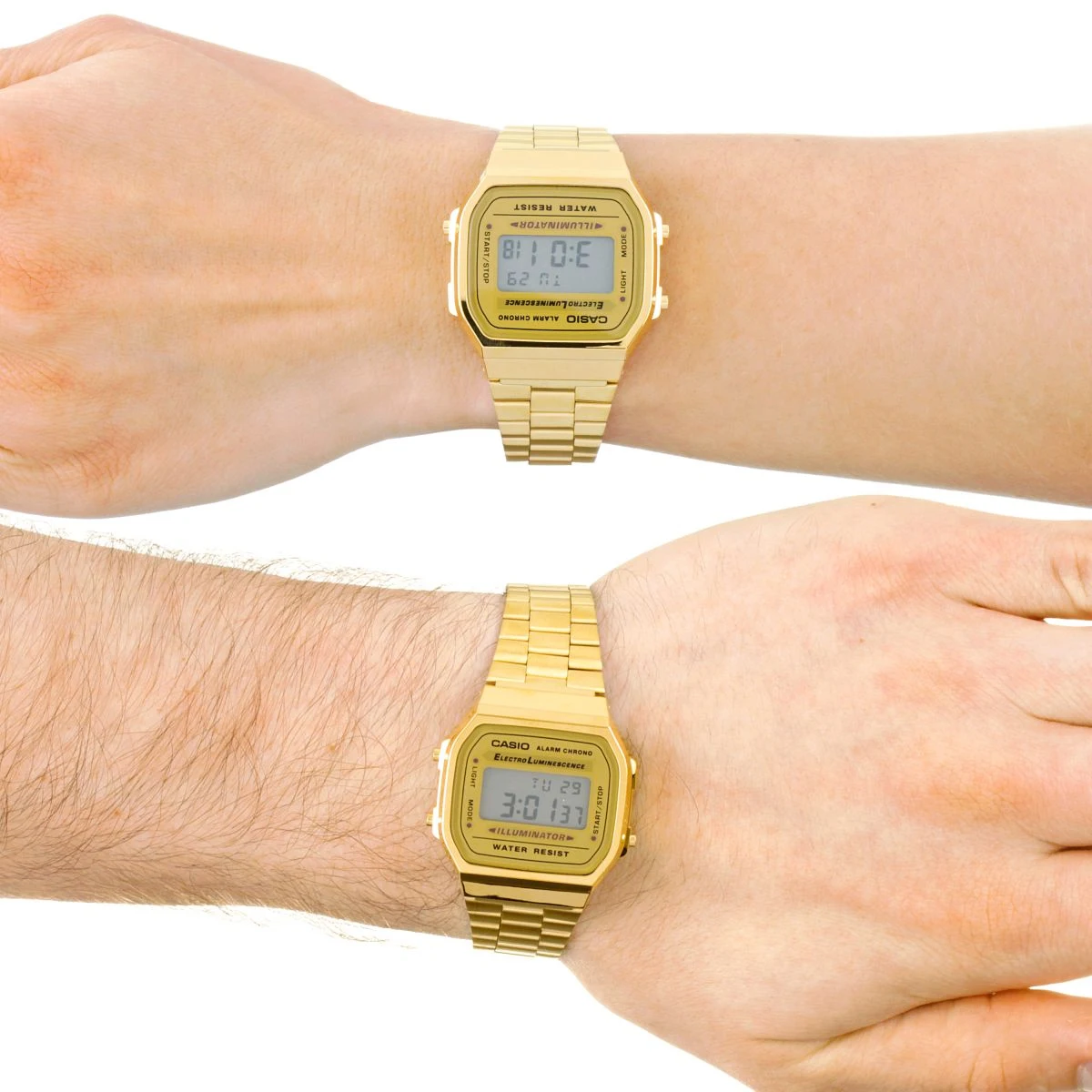 Casio a168wg-9ef collection unisex watch gold