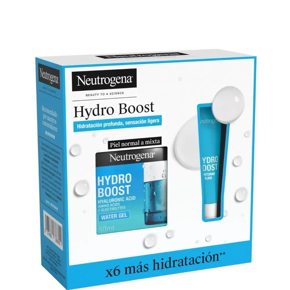 NEUTROGENA HYDRO BOOST GEL DE AGUA 50ML PIEL NORMAL A MIXTA + CONTORNO DE OJOS ANTI-FATIGA 15ML