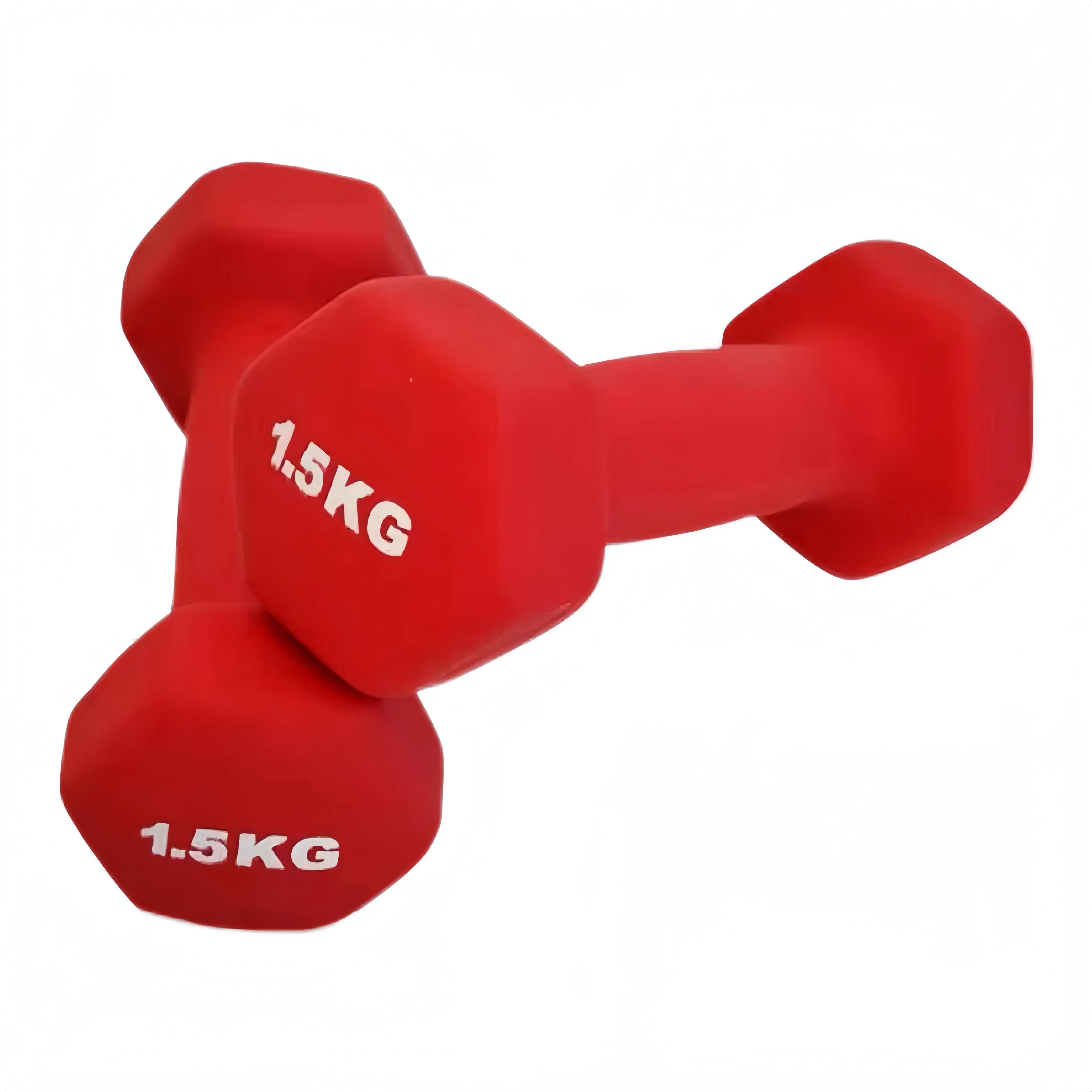 Decodeko Neoprene Dumbbell Set, ideal for strength training, available in weights from 1 to 10 Kg, featuring a non-slip grip, hexagonal design, and made with cast iron and neoprene coating, perfect for both men and women workouts.